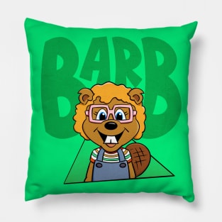 Barb The Beaver Pillow