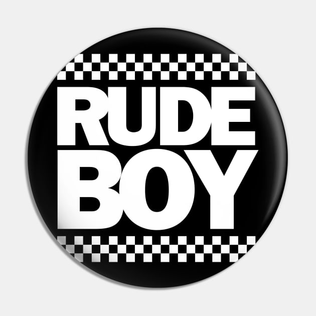 Rude Boy- NYC Pin by Scott Derby Illustration