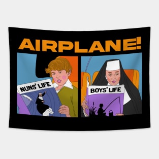 "Airplane!" 1980 Nuns' Life/Boys' Life Tapestry