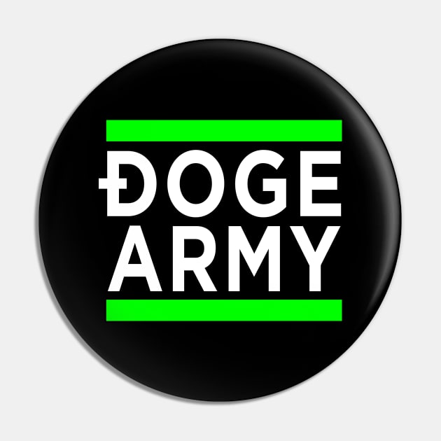 Doge Army Bars Pin by DogeArmy