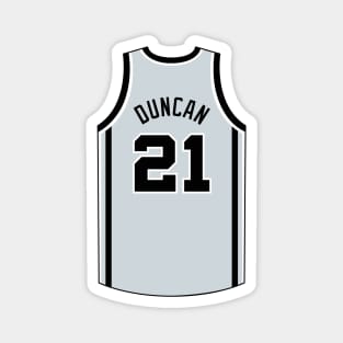 Tim Duncan San Antonio Jersey Qiangy Magnet