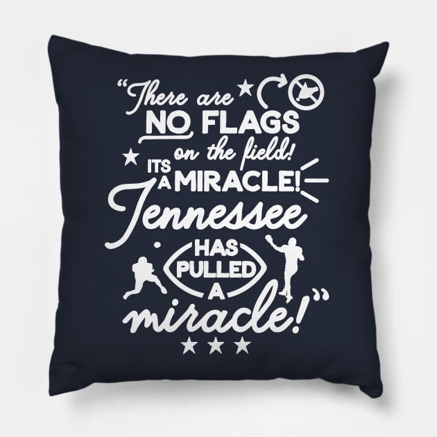 Tennessee Music City Miracle Pillow by Carl Cordes