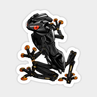 Kawasaki ZX6R Frog Black Magnet