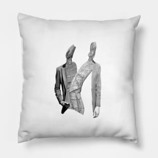 Futuristic Couple Pillow