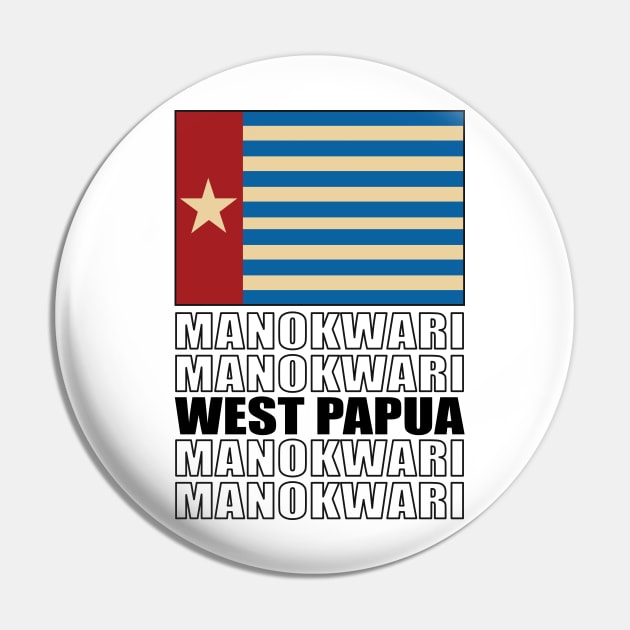 Flag of West Papua Pin by KewaleeTee