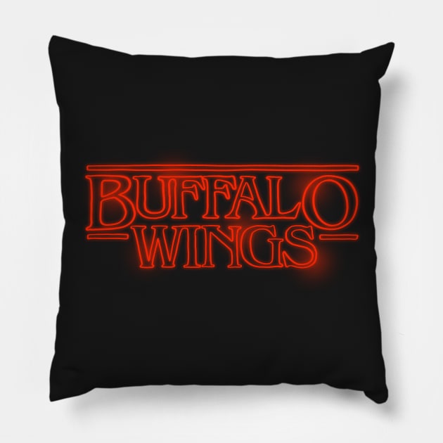 Buffalo Wings Pillow by Adamtots