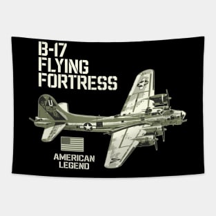 B-17 Flying Fortress Aircraft USAF Plane American Legend Tapestry