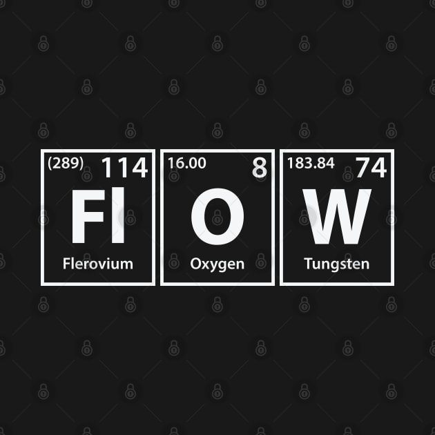 Flow (Fl-O-W) Periodic Elements Spelling by cerebrands