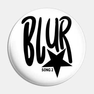 Blur vintage design Pin