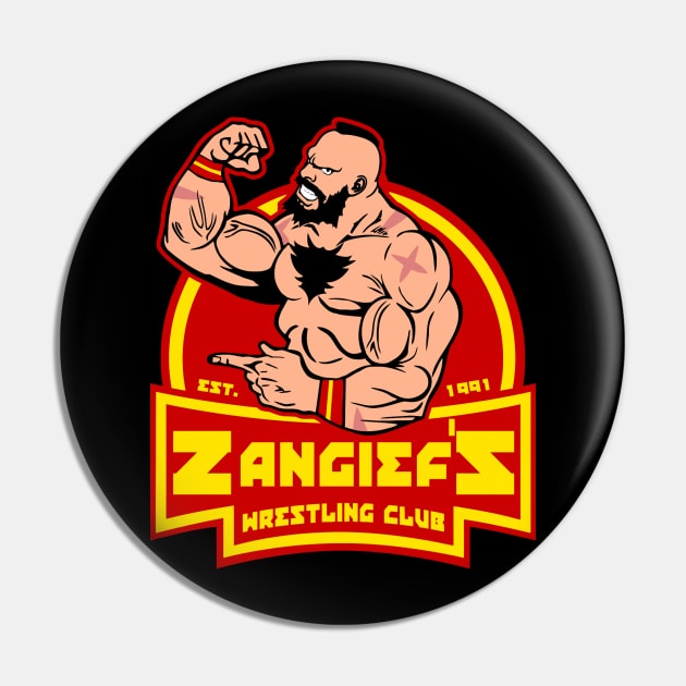 Red Cyclone's Wrestling Club Pin by carloj1956