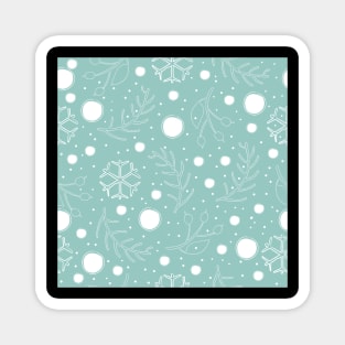 Winter Pattern Magnet