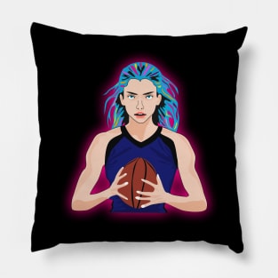 Women Soccer Pillow