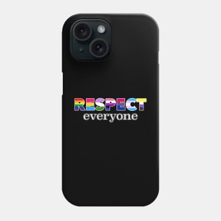Respect Everyone - Inclusive Pride Flags Phone Case