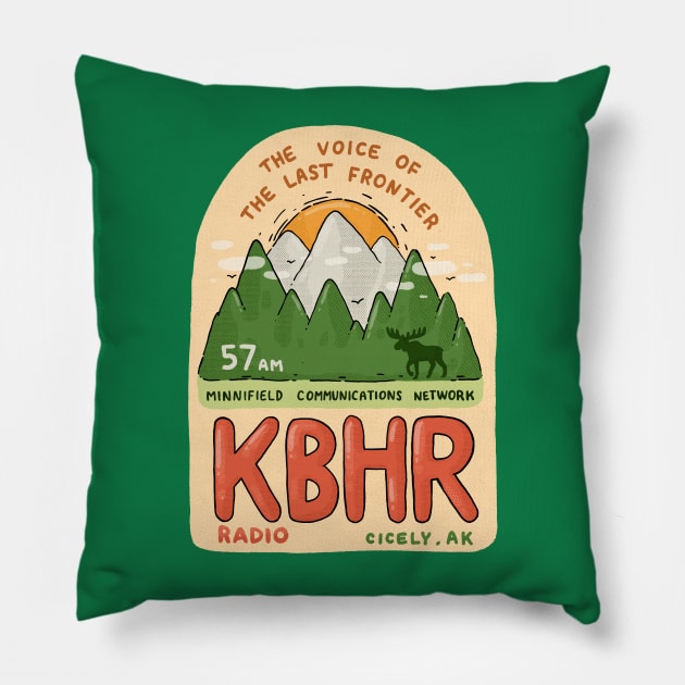 KBHR radio Pillow by Tania Tania