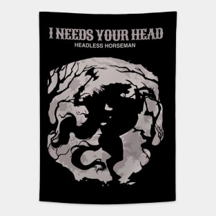 The Horseman Needs Your Head Tapestry