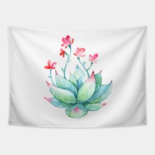 Watercolor Succulent sticker Tapestry