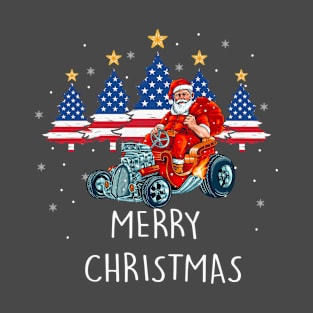 Hot Rod Merry Christmas T-Shirt