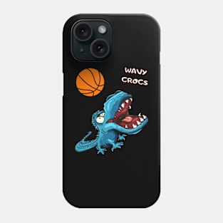 Detroit Wavy Crocs Basketball Squad Warmup Jersey Phone Case