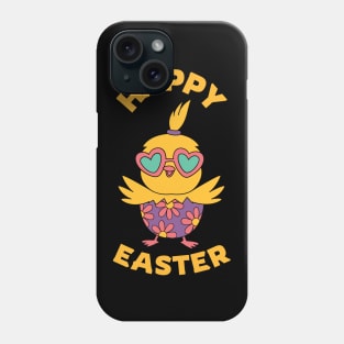 Happy Easter. Colorful and cute chicken design Phone Case