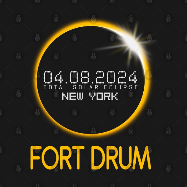 FORT DRUM New York Total Solar Eclipse April 8 2024 New York by TeeaxArt