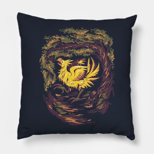 Chocobo with Blossoms Pillow