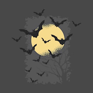 Bat Colony Flying | Cool Halloween T-Shirt