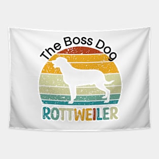 Rottweiler The Boss Dog Tapestry