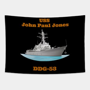 John Paul Jones DDG-53 Destroyer Ship Tapestry