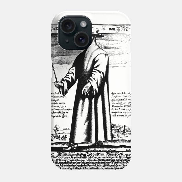 The Plague Doctor Phone Case by Pixelchicken