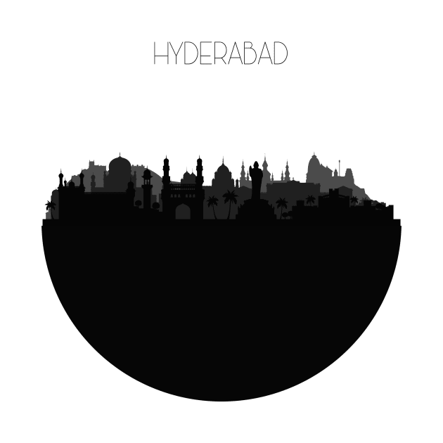 Hyderabad Skyline by inspirowl