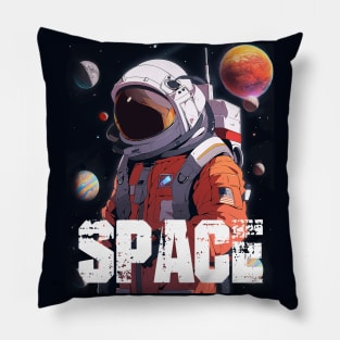 Space - Anime astronaut universe Lover Pillow