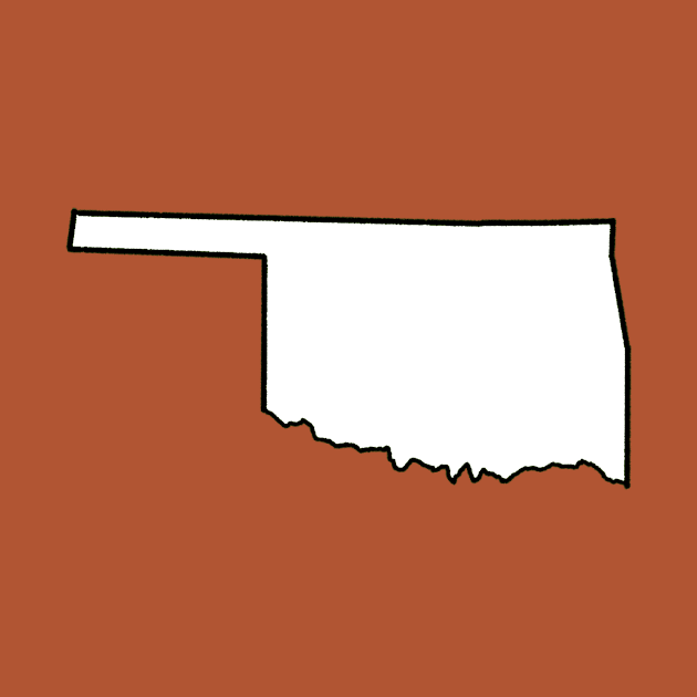 Oklahoma - Blank Outline by loudestkitten