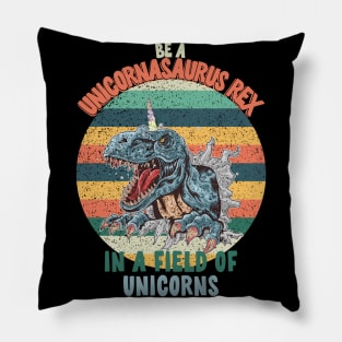 unicornasaurus rex Pillow