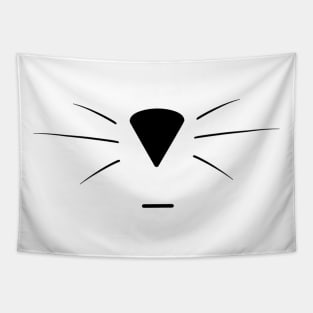 Mouth kawaii Cat Tapestry