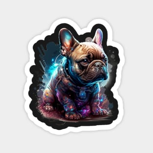 French Bulldog Puppy Frenchy doggy dog Sci-fi Magnet