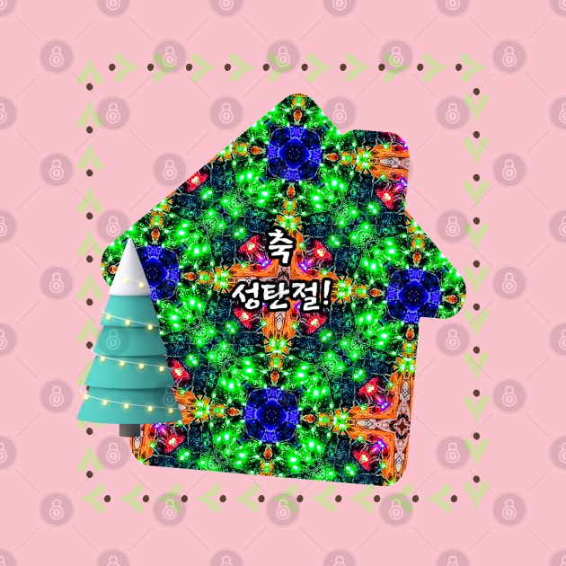 Sparkling Christmas tree pattern. by PatternFlower