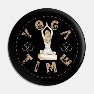 Yoga Time Pin