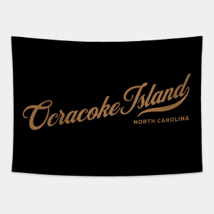 Ocracoke Island, NC Beachgoing Vacationing Tapestry