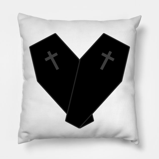 Coffin heart Pillow by LunaMay