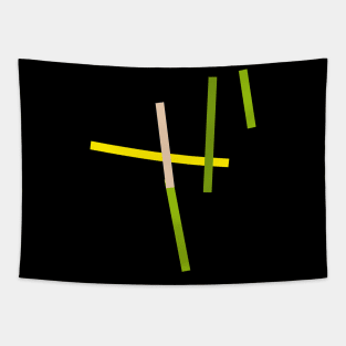 Minimal color sticks Tapestry