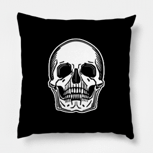 Skull digital artwork Pillow