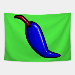 Spicy Blue Pepper Tapestry