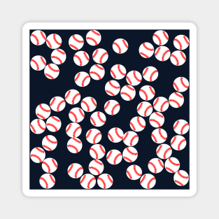 Cute Baseball Pattern Magnet