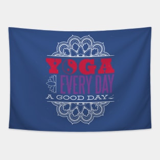 Yoga Everyday A Good Day Tapestry