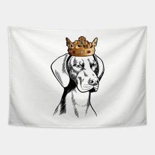 German Shorthaired Pointer Dog King Queen Wearing Crown Tapestry