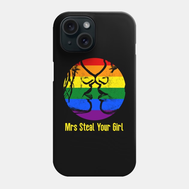 Mrs Steal Your Girl Phone Case by RevolutionInPaint
