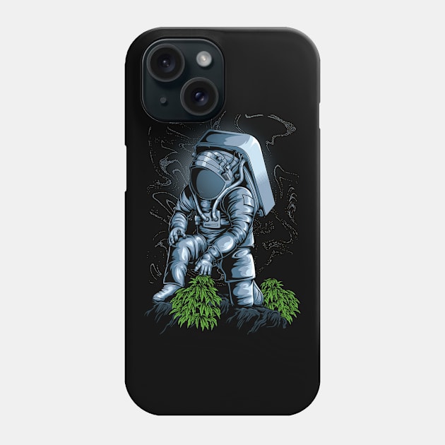 Astronaut Cannabis Phone Case by Wagum Std