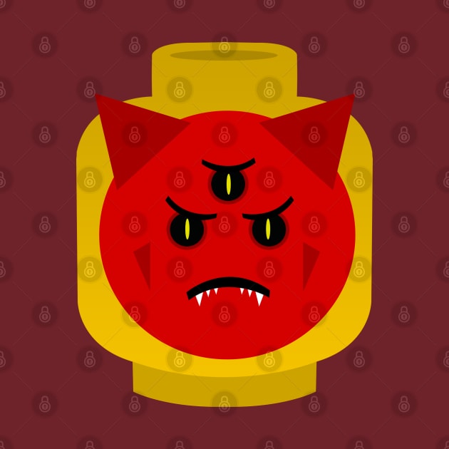 Lego head Devil by ShockDesign