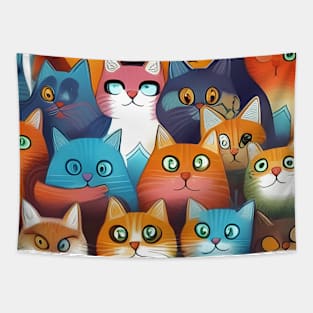 Cats and More Cats Tapestry