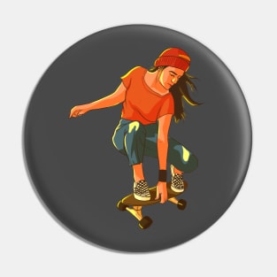 sk8r girl Pin